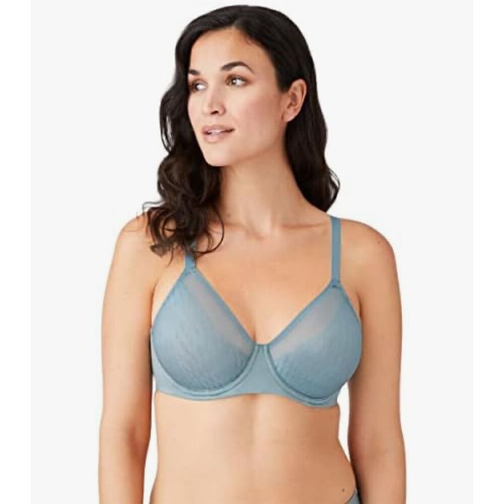 WACOAL NWT Women’s Elevated Allure Full Figure Bra Underwire 32DD Blue